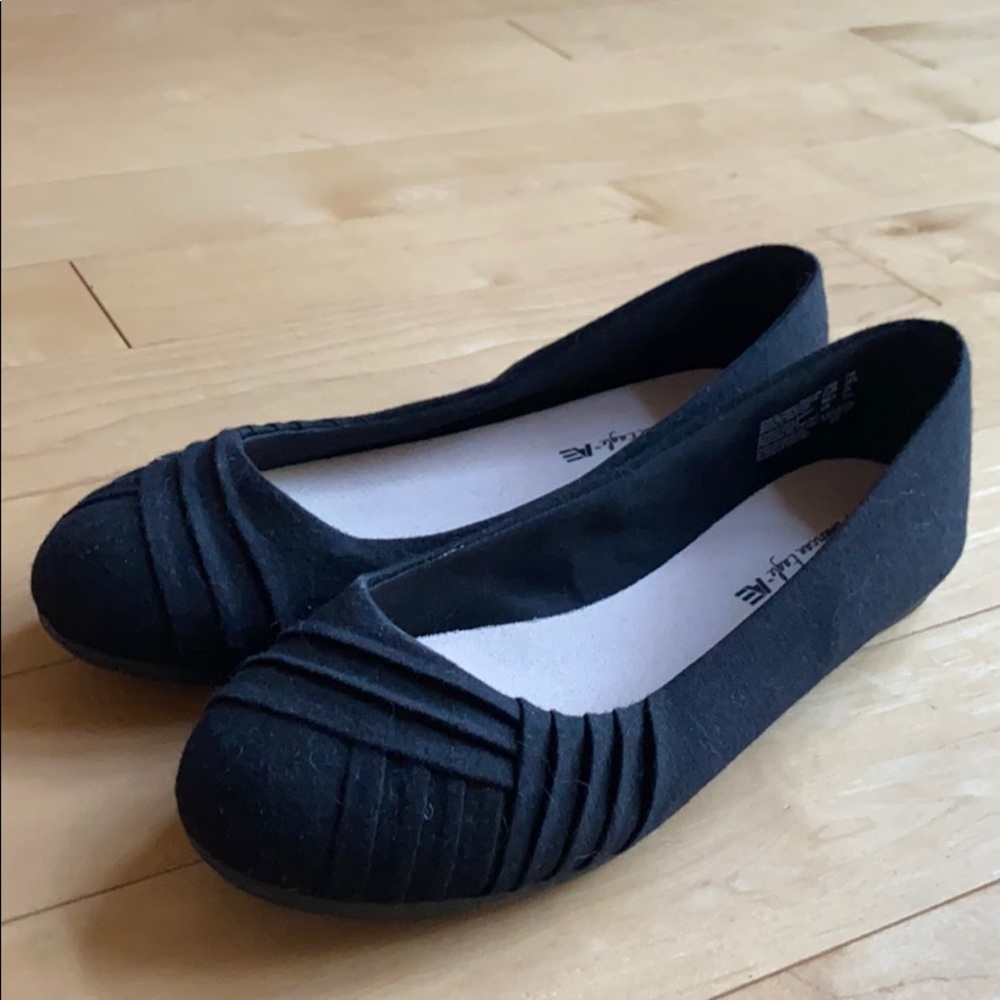 Black flats